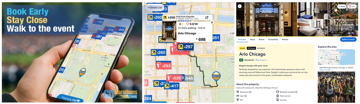 Finding Hotels Near Marathons